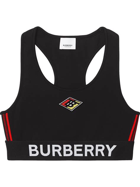 burberry logo bra